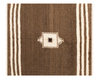 4x6, 4'3 x 5'8 ft, Siirt Blanket Kilim Rug, Siirt Blanket,Turkish Blanket Rug, Anatolian Blanket Rug, Siirt Blanket Rug, Ethnic Blanket Rug