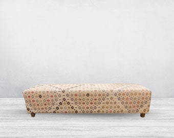 Ottomans,Decorative Bench,Ottoman Bench, Living Room Furniture,Dining Room Furniture,Footstool,Stool,Bench,Furniture,Kilim Covered Bench.