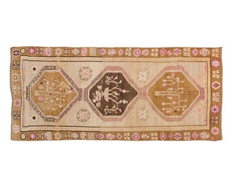4x10 rug, 4.5 x 10.5 rug, Turkish Rug, Vintage Rug, Area Rug, 4.5 x 10.5 feet, Oushak Rug, Antique Rug, Oversized Rug, Large Rug, Old Rug