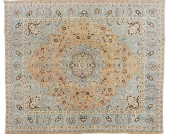 Large Rug", 9x10 rug, 8.6 x 9.8 rug, Area Rug, Turkish Rug, Vintage Rug, 8.6 x 9.8 feet, Antique Rug, Oversized Rug, Oushak Rug, Old Rug