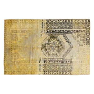 4x7 rug, 3.8 x 6.9 rug, Oushak Rug, Area Rug, Turkish Rug, Vintage Rug, 3.8 x 6.9 feet, Antique Rug, Oriental Rug, Handmade Rug, Old Rug