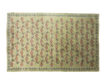 Large Rug, 6x12 rug, 6.1 x 11.10 rug, Area Rug, Turkish Rug, Vintage Rug, 6.1 x 11.10 feet, Antique Rug, Handmade Rug, Oushak Rug, Old Rug