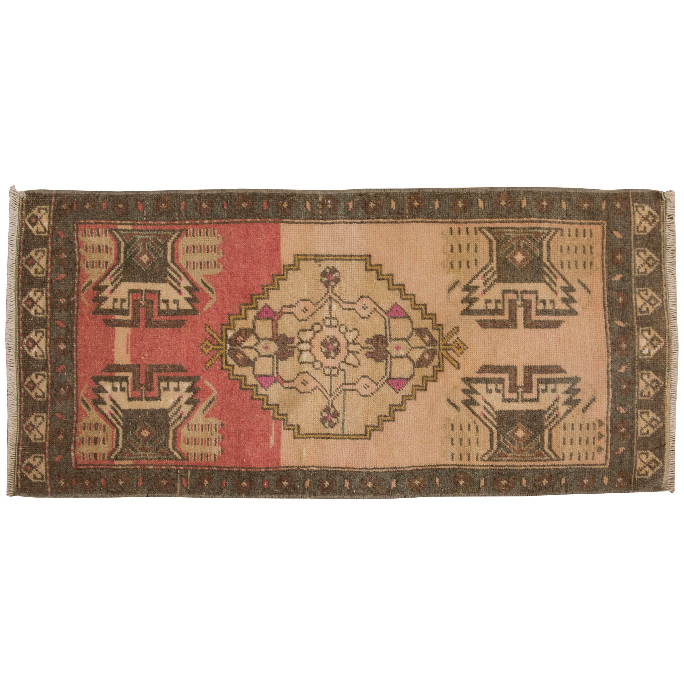 109 X 52 Cm Door Mat Rugsvintage Turkish Door Mat Rug Etsy