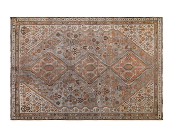 Vintage Turkish Rug, 4x5.2 ft, 121x160 cm, Handwoven Wool Rug