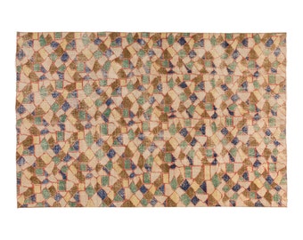 Large Rug, 6x10 rug, 5.11 x 9.7 rug, Area Rug, Turkish Rug, Vintage Rug, 5.11 x 9.7 feet, Antique Rug, Handmade Rug, Oushak Rug, Old Rug