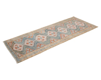 3'3 X 9'7 Floor Turkish Runner,Oushak Rug Runner,Antique Runner Rug,Oushak Rug Runner,Handmade Rug,Floor rug runner,Home Decor Rug Runner