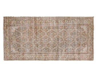 Vintage Bijar Rug", Turkish Rug, 6.3 x 16.5 feet, Oushak Rug, Antique Rug, Oriental Rug, Handmade Rug, Decorative Rug, Large Rug,Old Rug