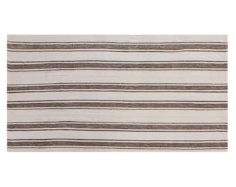 Large Minimalist Vintage Turkish Kilim Rug 156x290 cm (5.1x9.5 ft) | One-of-a-Kind | 60+ Years Old