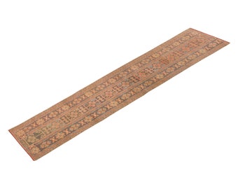 Runner Rug, Antique Rug, 1.11 x 10.11 feet, Oushak Rug, Vintage Rug, Turkish Rug, Hallway Rug, Floor Rug, Kitchen Rug, Wool Rug, Old Rug