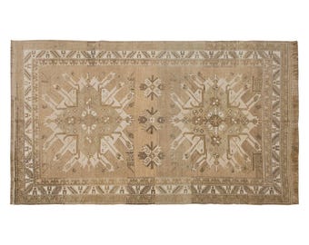 Kars Rug,6" x 9'8" feet 180 x 295 cm,Muted Turkish Rug, Vintage Rug,Turkish Rug,Decorative Rug,Kars Area Rug