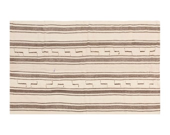5'2x8'6 feet,Stripe Kilim Rug,158 x 260cm,Striped Design Turkish Kilim Rug Minimalist Modern Kilim Rug, Striped Kilim Rug, Neutral Rug