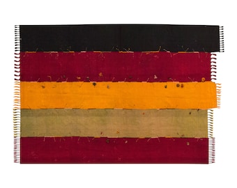 Cirpi Kilim Rug, Turkish Kilim Rug, Kilim Rug 6'4x9'6 feet, 192x290cm , Anatolian Turkish Kilim Rug, Kilim Cirpi Rug