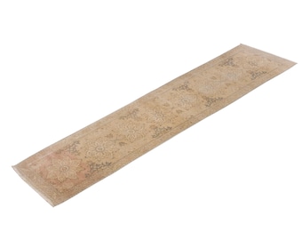 2'7 X 11'1 Floor Turkish Runner,Oushak Rug Runner,Vintage Runner Rug,Oushak Rug Runner,Handmade Rug,Floor rug runner,Home Decor Rug Runner