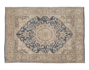 8x11 rug, 7.7 x 10.9 rug, Turkish Rug, Vintage Rug, Area Rug,Oushak Rug, Antique Rug, Oversized Rug, Large Rug, Old Rug