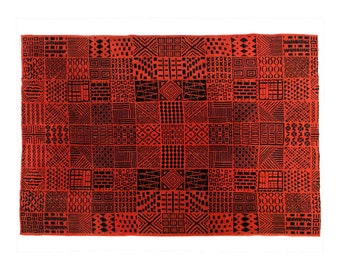 Large Rug, Area Rug, Turkish Rug, Vintage Rug, 6.7 x 9.0 feet, Antique Rug, Oriental Rug, Handmade Rug, Decorative Rug, Oushak Rug,Old Rug