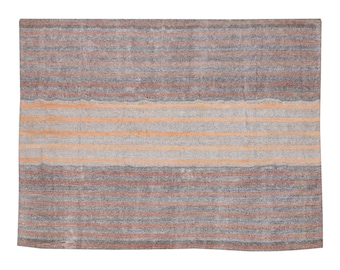 Minimalist Kilim Rug,Goat Hair Turkish Rug,Striped Kilim Rug 9'6 x 10'11 feet,Minimal Kilim Rug,290x334cm,Goat Hair Turkish Kilim Rug