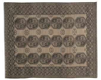 Vintage Rug, Area Rug, Turkish Rug, 9.1 x 11.9 feet, Oushak Rug, Antique Rug, Oriental Rug, Handmade Rug, Decorative Rug, Large Rug, Old Rug