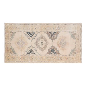 Area Rug, Turkish Rug, Vintage Rug, 5&#39;2 x 11 feet, Oushak Rug, 157 x 335 cm Rug, Oriental Rug, Handmade Rug, Decorative Rug