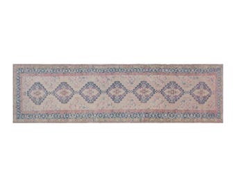 4 x 15'2 feet Vintage Rug Runner,Floor Oushak Rug,Hallway Turkish Rug Runner,Oushak Rugs,long runner, narrow long runner,Oushak Long Runner