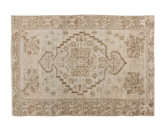 4x6 rug, 4 x 6.4 rug, Oushak Rug", Area Rug, Turkish Rug, Vintage Rug, 4 x 6.4 feet, Antique Rug, Oriental Rug, Handmade Rug, Old Rug