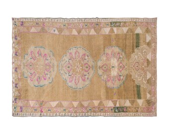 Kars Rug,7'8" x 13" feet 234 x 394 cm,Muted Turkish Rug, Vintage Rug,Turkish Rug,Decorative Rug,Oushak Rug