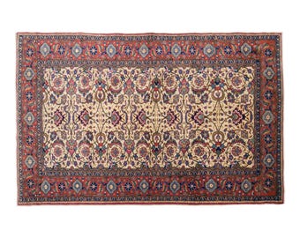 Turkish Rug", Vintage Rug, Area Ru 3'11 x 5'9 feet, Oushak Rug, Antique Rug, Oriental Rug, Handmade Rug, Decorative Rug, Muted Rug, Old Rug