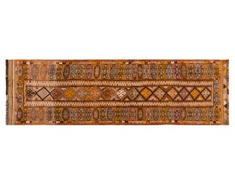 Handwoven Kurdish Herki Runner 86x268 cm / 2.8×8.8 ft, 60+ yrs Old