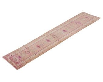 2'10 X 13'5 Floor Turkish Runner,Oushak Rug Runner,Vintage Runner Rug,Oushak Rug Runner,Handmade Rug,Floor rug runner,Home Decor Rug Runner