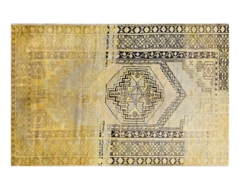 4x7 rug, 3.8 x 6.9 rug, Oushak Rug, Area Rug, Turkish Rug, Vintage Rug, 3.8 x 6.9 feet, Antique Rug, Oriental Rug, Handmade Rug, Old Rug