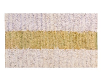 Kilim Rug, Kilim, Striped Kilim Rug,Minimal Kilim Rug, Oushak Rug, Area Rug, Floor Rug, Minimalist Rug, 4'9 x 7'7 feet