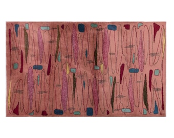 Handmade Turkish Rug 127x210 cm (4'2" x 6'11"), Vintage Oushak, 60+ Years Old Antique Oriental Wool Piece