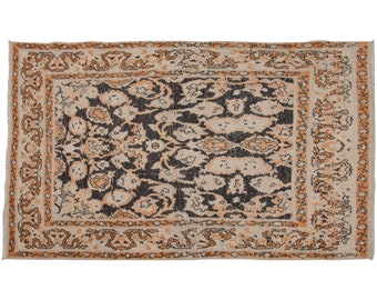 110 x 170 cm" 3'7" x 5'7" feet,Wonderful Turkish Rugs on Sale! FREE SHIPPING! Vintage Rug,Turkish Rug,Decorative Rug,Oushak Rug,Rug