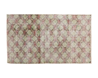 Vintage Rug", Area Rug, Turkish Rug, 3.9 x 6.8 feet, Oushak Rug, Antique Rug, Oriental Rug, Handmade Rug, Decorative Rug, Muted Rug,Old Rug