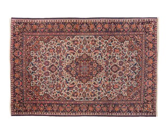 Vintage Rug, Area Rug, Turkish Rug, 4.3 x 6.7 feet, Oushak Rug, Antique Rug, Oriental Rug, Handmade Rug, Decorative Rug, Large Rug,Old Rug