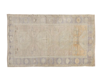 Turkish Rug", Vintage Rug, Area Ru 4'11 x 8'11 feet, Oushak Rug, Antique Rug, Oriental Rug, Handmade Rug, Decorative Rug, Muted Rug, Old Rug