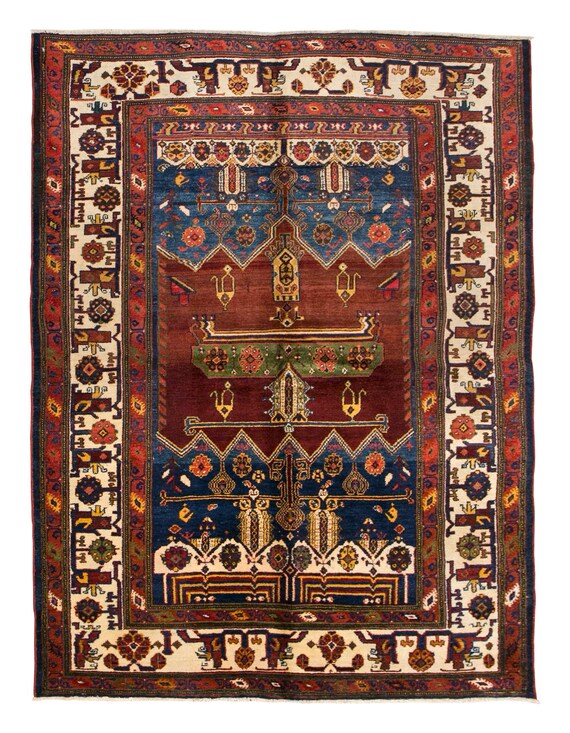 6x8 Rug, 5.5 X 7.6 Rug, Turkish Rug, Vintage Rug, Area Rug, 5.5 X