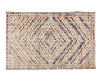 5x9 rug, 5'4 x 8'8  rug, Oushak Rug", Area Rug, Turkish Rug, Vintage Rug, 5'4 x 8'8  feet, Antique Rug, Oriental Rug, Handmade Rug,