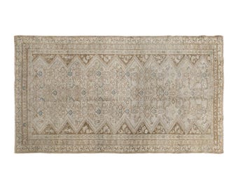 Area Rug, Turkish Rug, Vintage Rug, 3'6 x 6 feet, Oushak Rug, Oriental Rug, Handmade Rug, Decorative Rug, 107 x 185 cm Rug, Old Rug