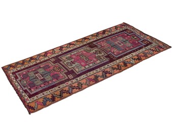 Large Rug, 5x13 rug, 4.10 x 13 rug, Area Rug, Turkish Rug, Vintage Rug, 4.10 x 13 feet, Antique Rug, Handmade Rug, Oushak Rug, Old Rug