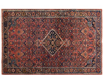 Vintage Turkish Oushak Rug 3'5"x5'2" | Handwoven Wool on Wool Area Rug, Antique Nomadic Rug, Muted Colors, 80+ Years Old, Decorative Carpet