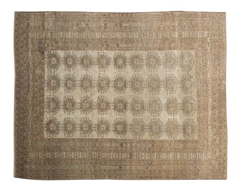 Turkish Rug, Vintage Rug, 8 x 9 feet, Oushak Rug, Antique Rug, Oriental Rug, Handmade Rug, Decorative Rug, Muted Rug, Old Rug,Area Rug