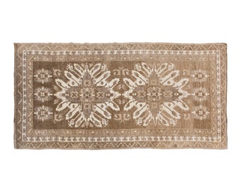 Large Rug, 5x10 rug, 5.1 x 9.7 rug, Area Rug, Turkish Rug, Vintage Rug, 5.1 x 9.7 feet, Antique Rug, Oversized Rug, Oushak Rug, Old Rug