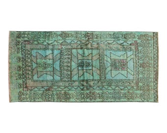 Turkish Rug", Vintage Rug, Area Ru 3'8 x 7'9 feet, Oushak Rug, Antique Rug, Oriental Rug, Handmade Rug, Decorative Rug, Muted Rug, Old Rug
