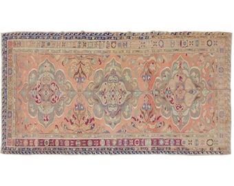 Caucasian Kilim, Vintage Kilim,Turkish Soumak, Decorative Large Soumak, Sumak Rug, Soumak Rug,Caucasian Soumak, 6'4 x 11'2 feet, 192x340 cm
