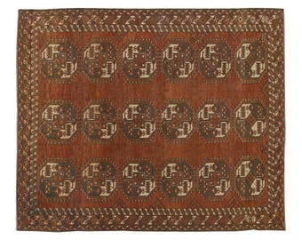 Turkish Rug, Vintage Rug, 8 x 10 feet, Oushak Rug, Antique Rug, Oriental Rug, Handmade Rug, Decorative Rug, Muted Rug, Old Rug,Area Rug