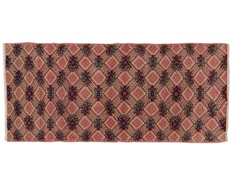 Oushak Rug", 2.11 x 6.5 feet, Antique Rug, Oriental Rug, Handmade Rug, Decorative Rug, Small Rug, Old Rug, Area Rug, Turkish Rug,Vintage Rug