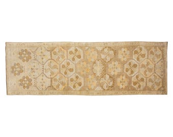 4'8 x 16 ft Vintage Rug Runner,Floor Oushak Rug,Hallway Turkish Rug Runner,Oushak Rugs,long runner, narrow long runner,Oushak Long Runner