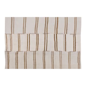 180x232cm , Striped Design Turkish Kilim Rug, Minimalist Kilim Rug, Stripe Kilim Rug, Striped Turkish Rug, Striped Kilim Rug 5&#39;11x7&#39;7 feet