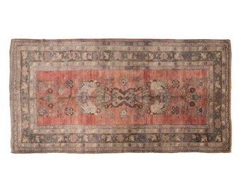 Large Rug", Antique Rug, Old Carpet, 100 years old Antique Carpet,Area Rug,Turkish Rug,Vintage Rug, 5'8 x 10'7 ft, Handmade Rug,Oushak Rug