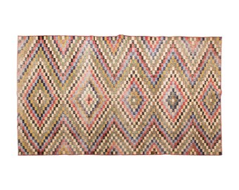 Large Rug, Area Rug, Turkish Rug, Vintage Rug, 5.9 x 10.10 feet, Antique Rug, Oriental Rug, Handmade Rug, Decorative Rug, Oushak Rug,Old Rug